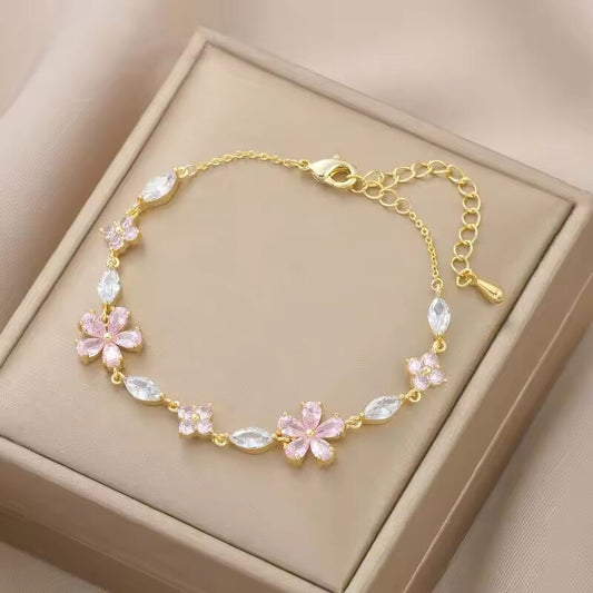 925 Sterling Silver Stars Bracelets For Women Fashion Korean Designer Frosted Bead Bracelet Beautiful Party Wedding Jewelry Gift