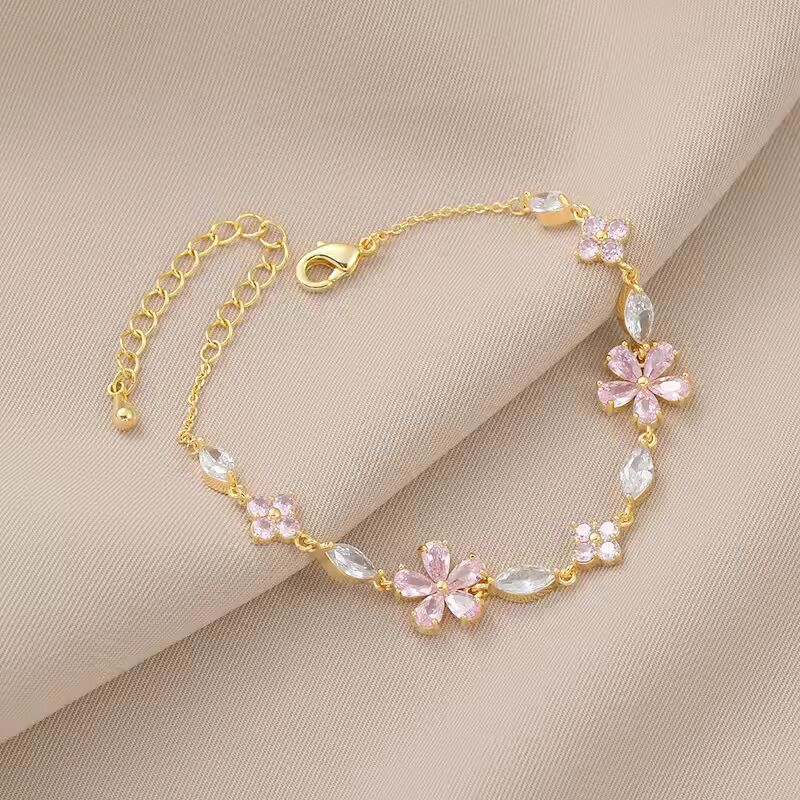 925 Sterling Silver Stars Bracelets For Women Fashion Korean Designer Frosted Bead Bracelet Beautiful Party Wedding Jewelry Gift
