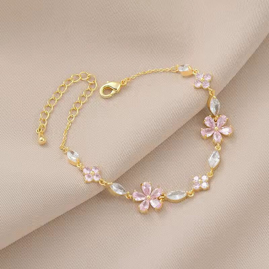 925 Sterling Silver Stars Bracelets For Women Fashion Korean Designer Frosted Bead Bracelet Beautiful Party Wedding Jewelry Gift
